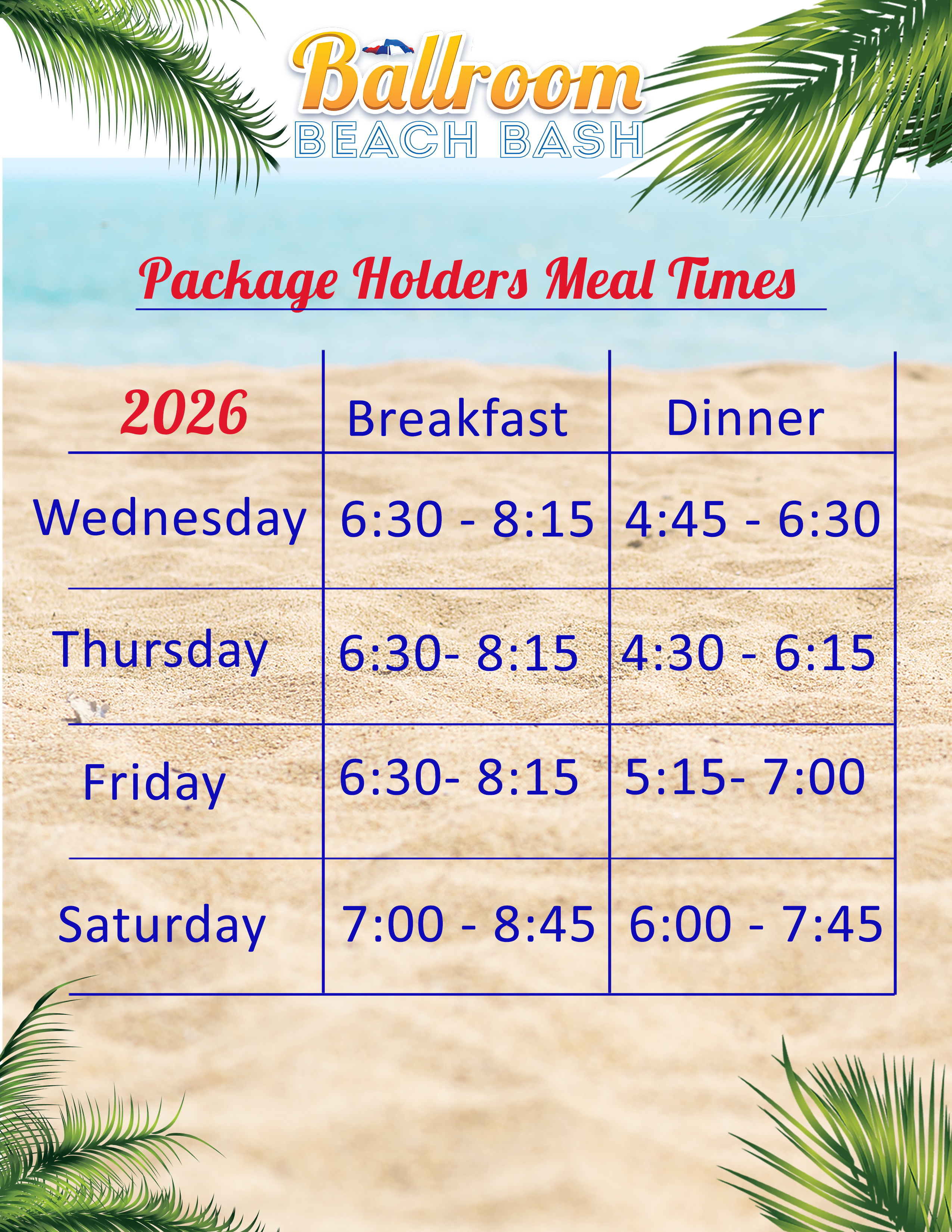 Meal Times final Meal Times final